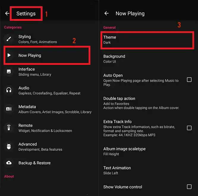 Detail overlays: Enable extra track info (bitrate, sample rate, format) on the Now Playing screen in EX. Blackplayer Ultimate Guide